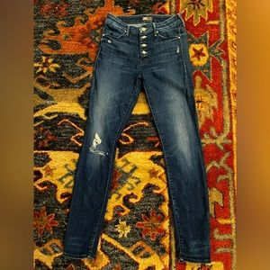 MOTHER high rise skinny jeans. NWOT